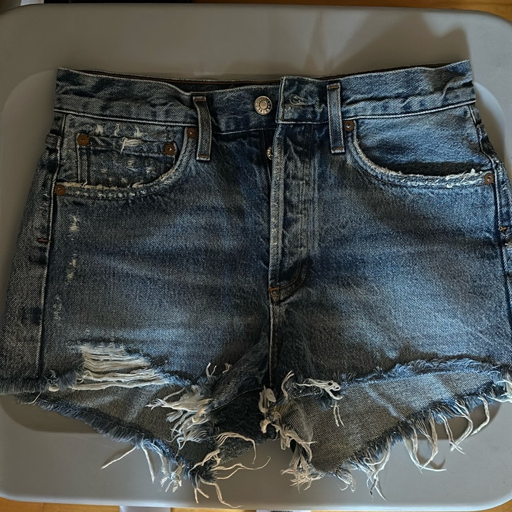 Agolde Jean Shorts. Lightly worn